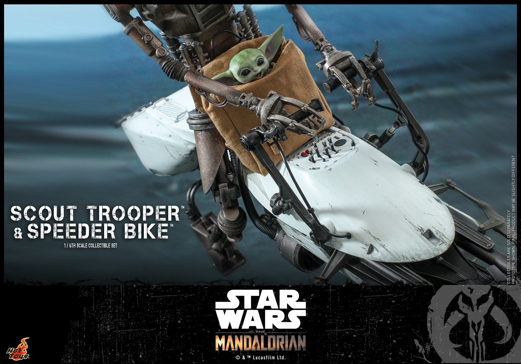 Hot Toys TMS017 The Mandalorian 1/6 Scout Trooper and Speeder Bike