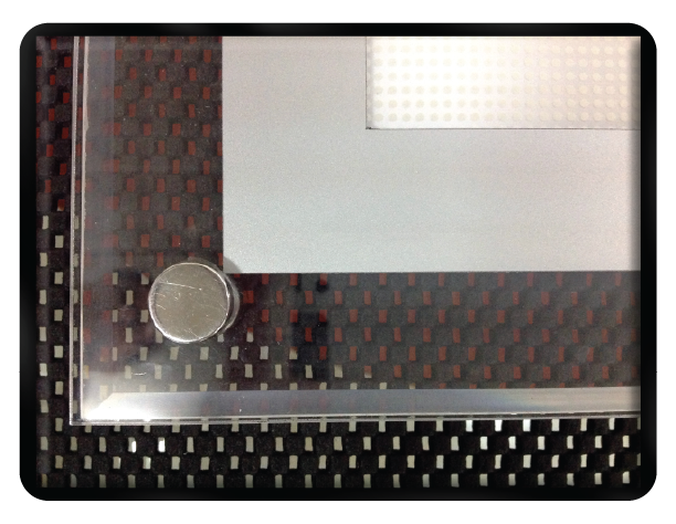 CLEARANCE SALE! กรอบป้ายไฟ LED รุ่น Crystal กรอบใสเรืองแสง พร้อมหมุดสแตนเลส ขนาด (W)40 x (L)60 cm.