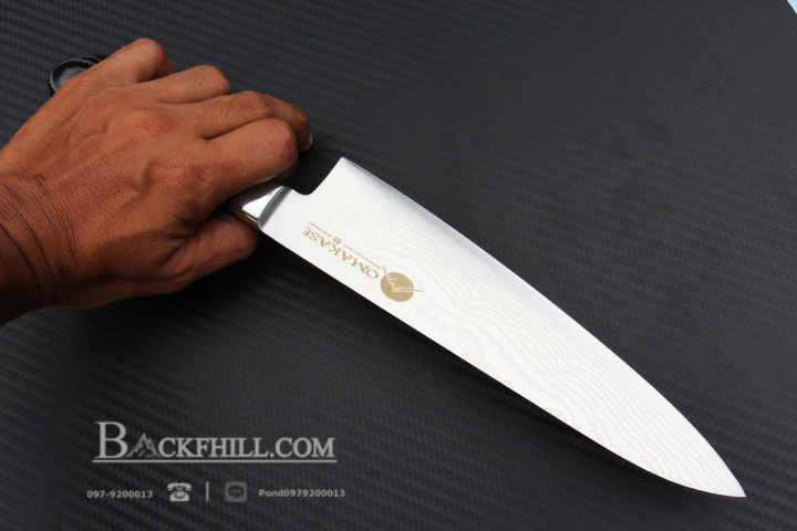 มีดเดบะ OMAKASE No.KM210 Deba Kitchen Knife ของแท้ 100 % ขนาด 13 นิ้ว
