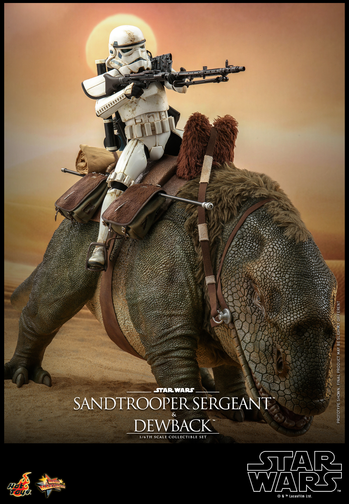 Hot Toys MMS722 1/6 Star Wars Episode IV: A New Hope™ - Sandtrooper Sergeant™ & Dewback™
