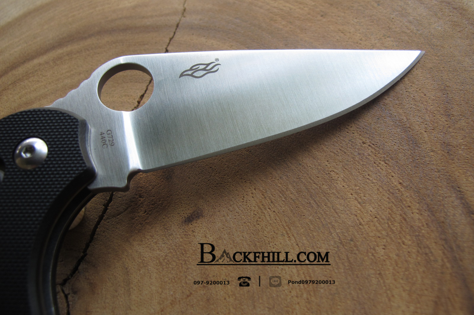 มีด Ganzo รุ่น G729-BK Folding Knife Handle G10.