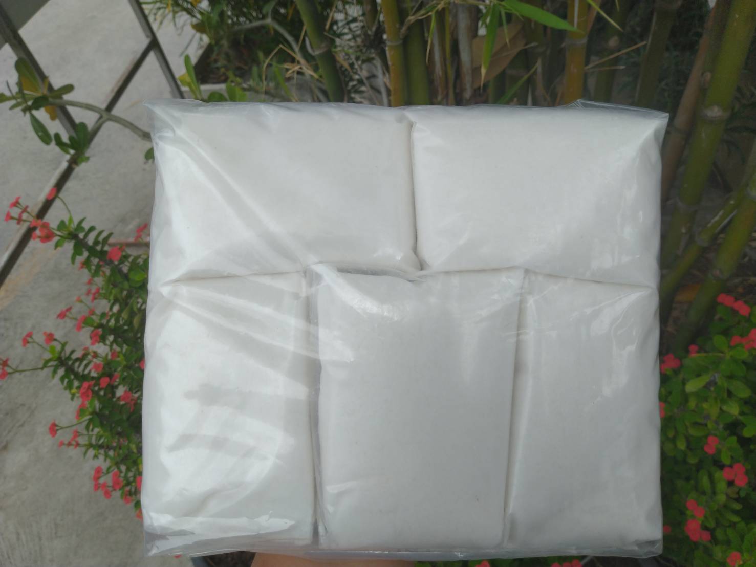 เกลือป่นแท้ จากสมุทรสาคร 500 กรัม/ถุง x 5ถุง =2.5 kg.