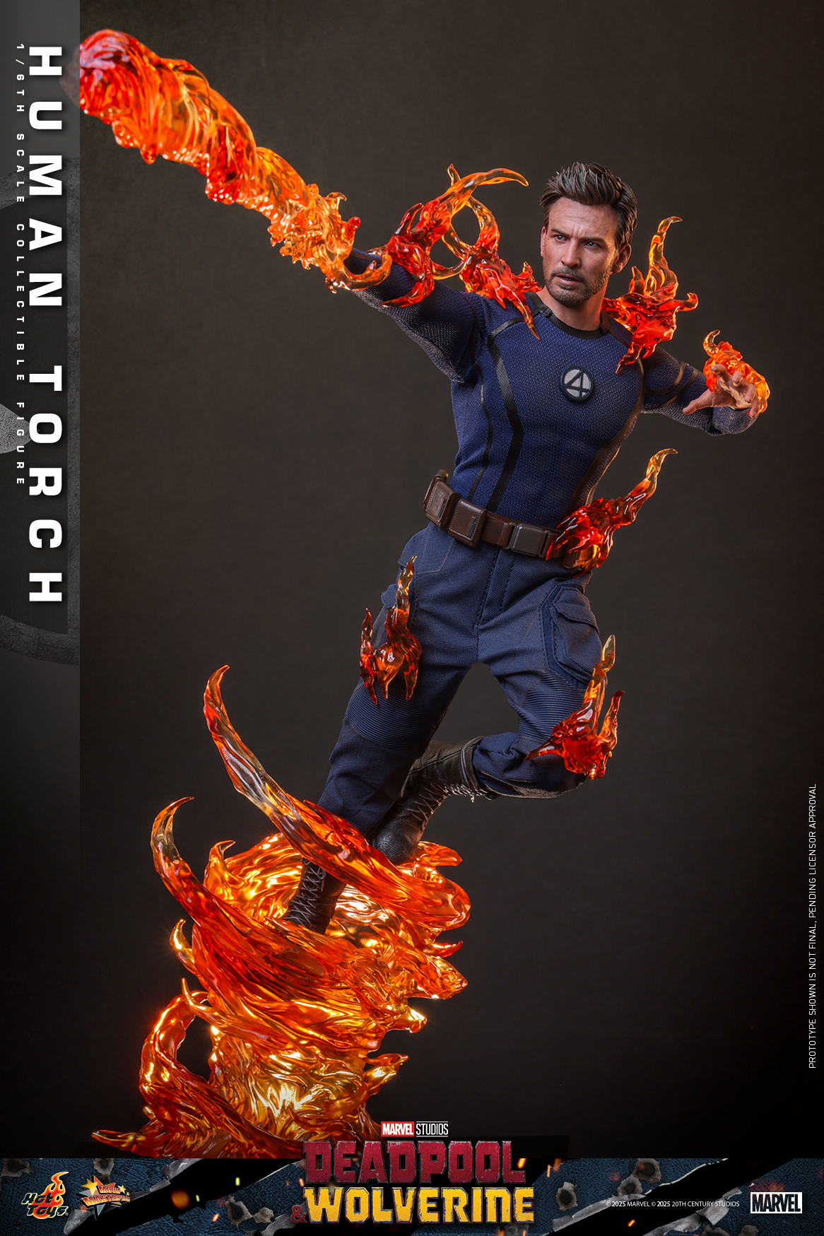 Hot Toys MMS789 Deadpool & Wolverine - Human Torch