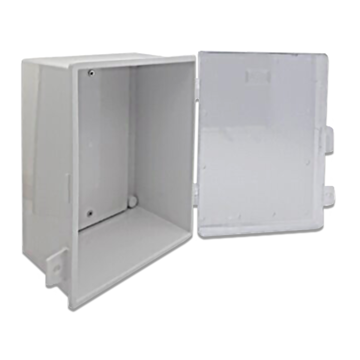 NANO ตู้กันน้ำพลาสติก ขนาด 8.5x9.5x5" สีขาว(ฝาใส) รุ่น NANO-22CW (10 ชิ้น/กล่อง)