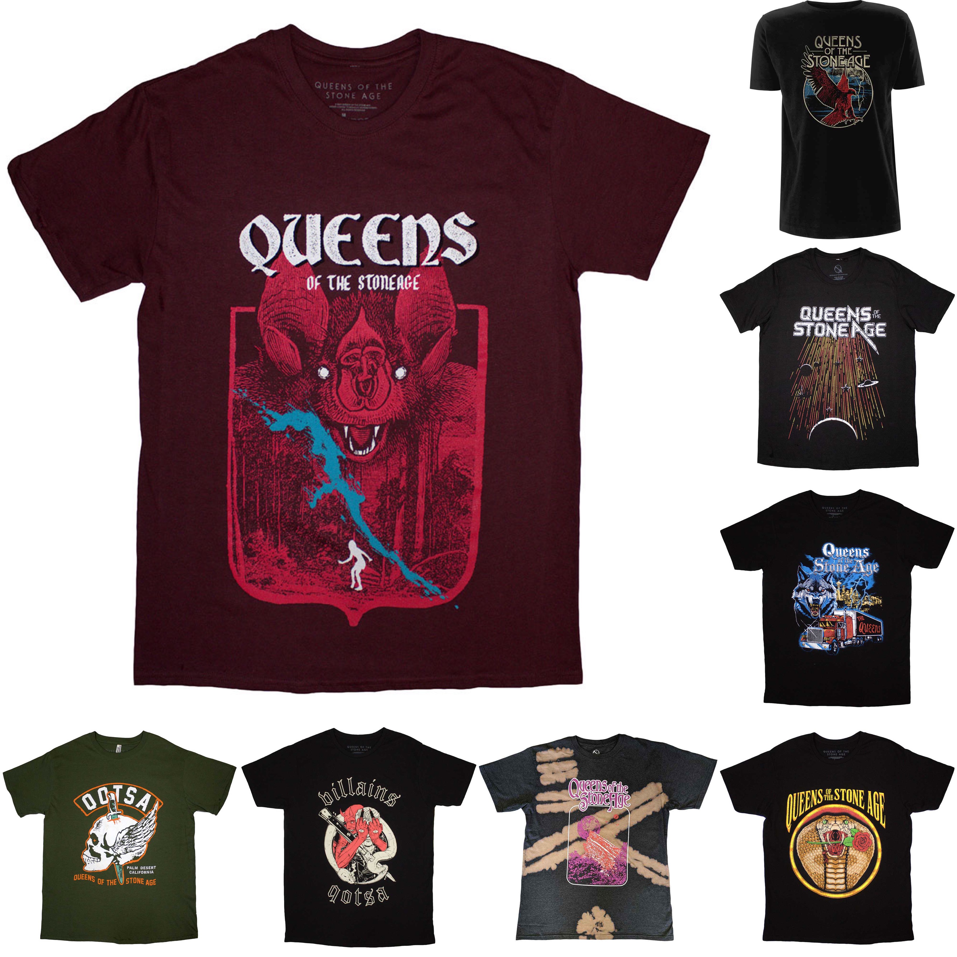 🇬🇧เปิด PREORDER เสื้อวง QUEENS OF THE STONE AGE T-SHIRT รวมลายสุดฮอต ลิขสิทธิ์ของแท้ UK 🇬🇧🤘🔥