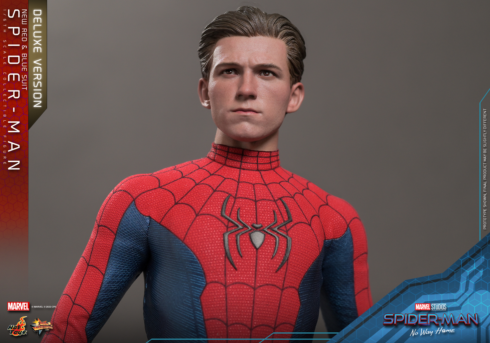 Hot Toys MMS680 1/6 Spider-Man: No Way Home - Spider-Man (New Red and Blue Suit) [Deluxe Version]