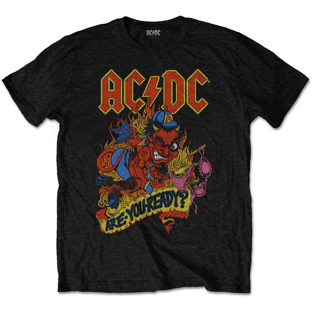 AC/DC Unisex T-Shirt: Are You Ready? BLACK