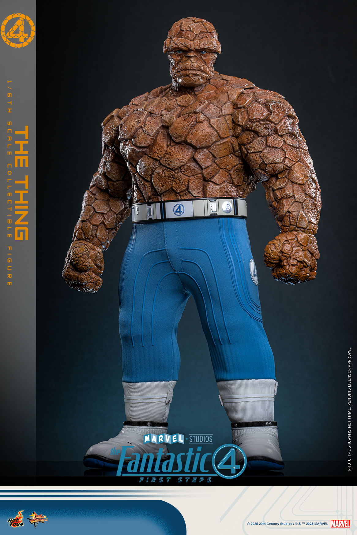 25/08/2568 Hot Toys MMS813 The Fantastic Four: First Steps - The Thing