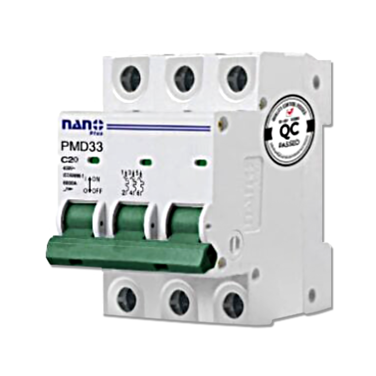 NANO เซอร์กิตเบรกเกอร์ NANO PLUS 3P 20A 6kA