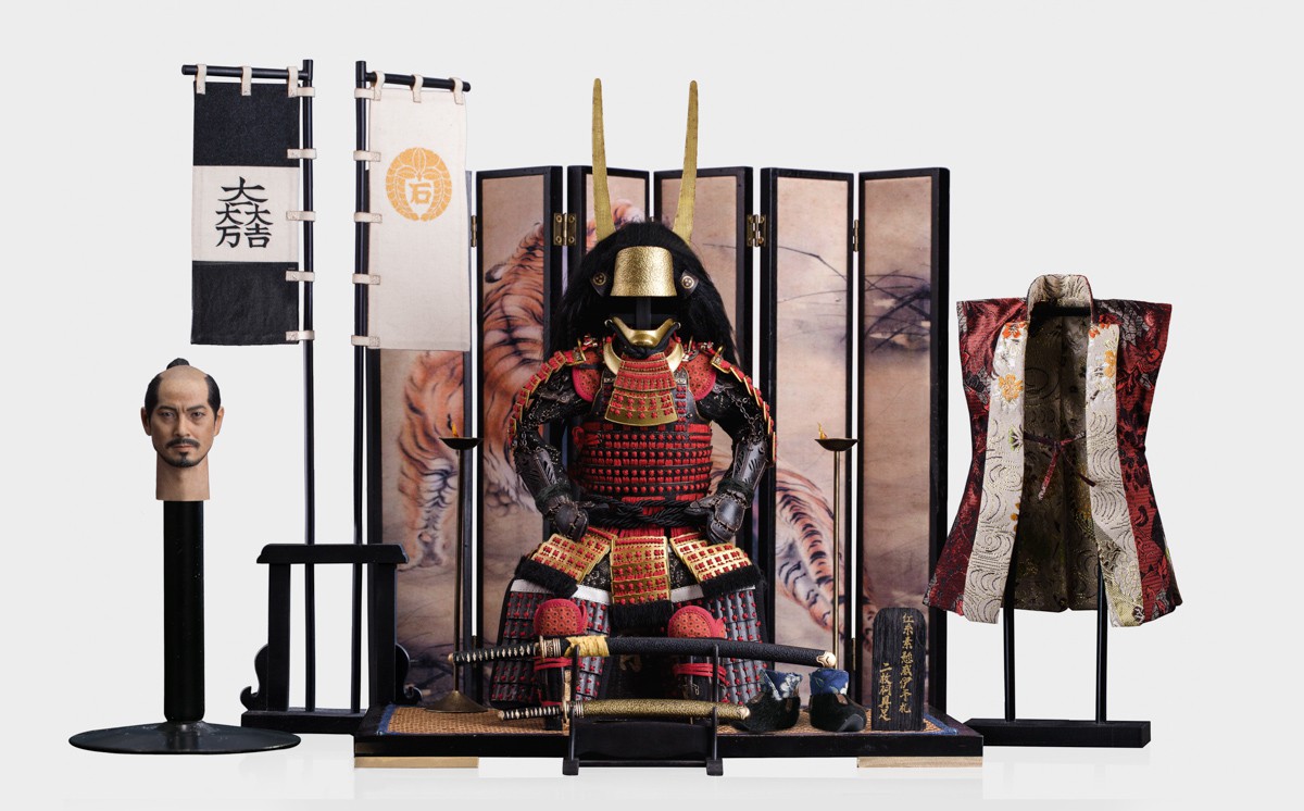 POPTOYS EX029 1/6 Ishida Mitsunari (Red Armor and Accessories Package)