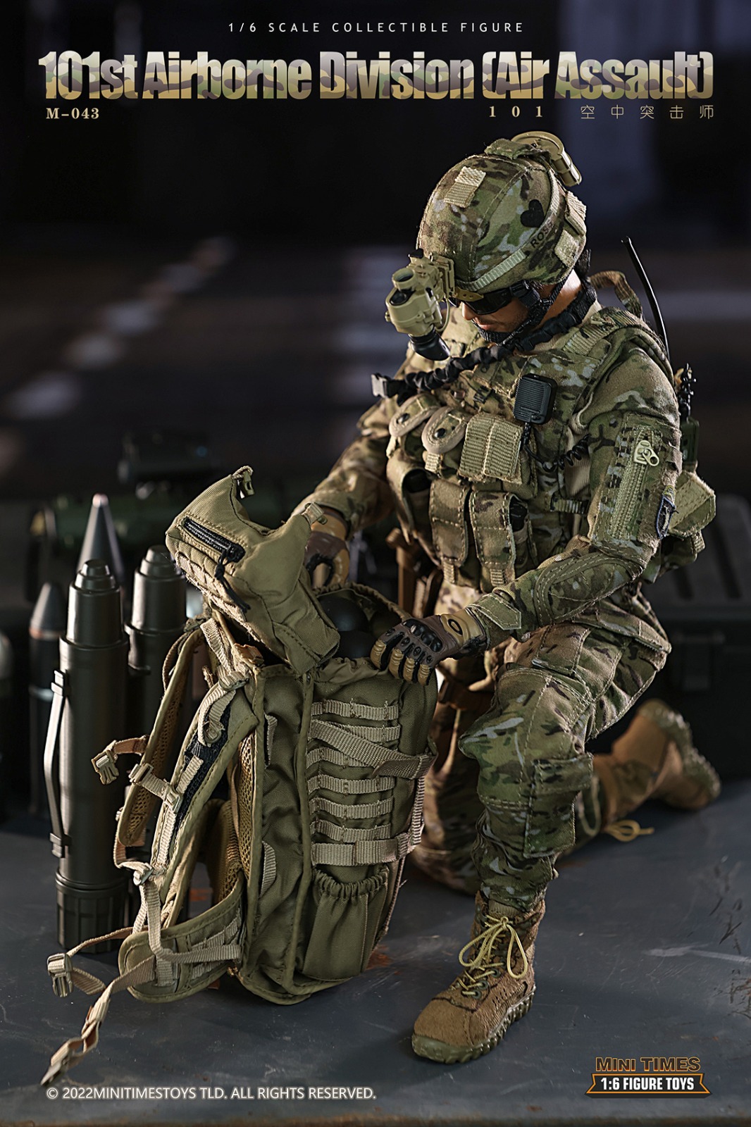 MINI TIME MT-M043 1/6 101st Airborne Division Air (Assault)