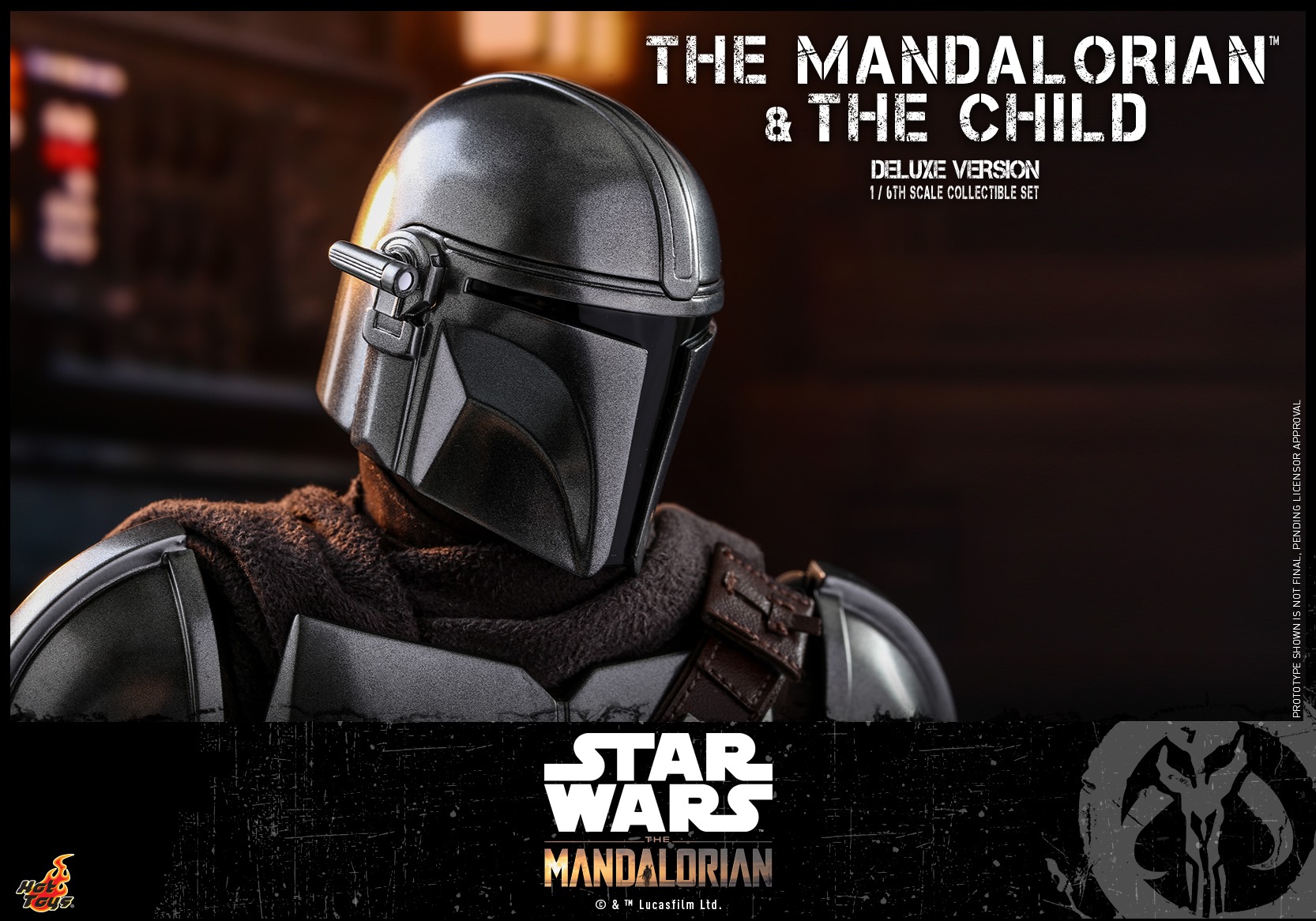 Hot Toys TMS015 The Mandalorian 1/6 The Mandalorian and The Child (Deluxe Version)