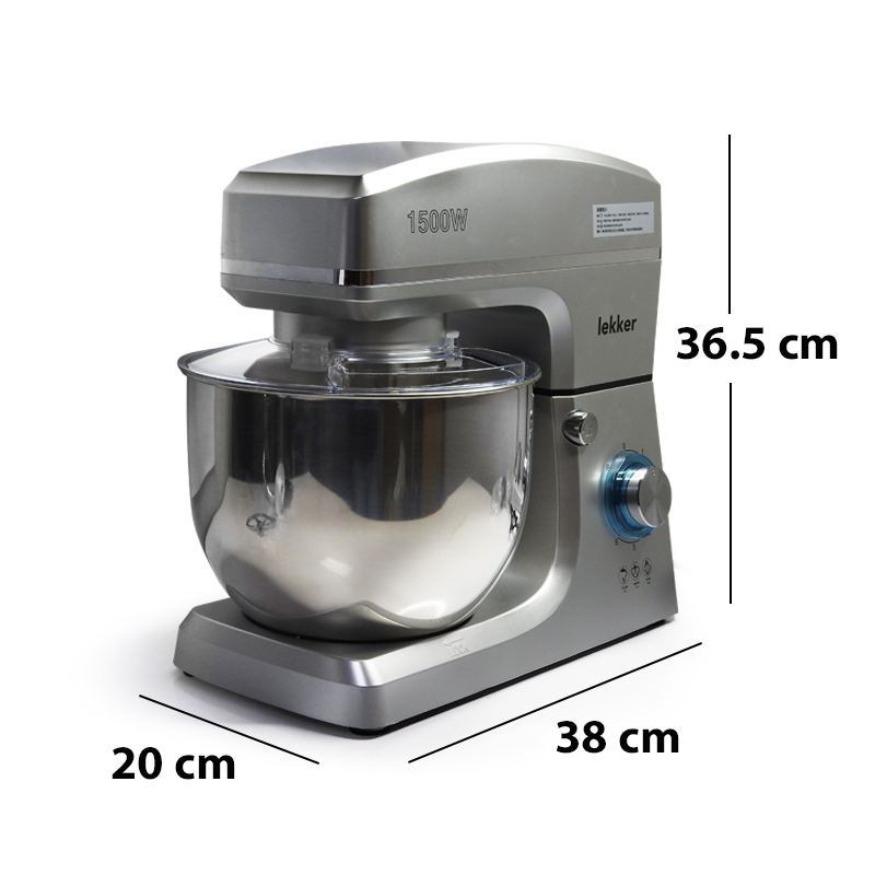 เครื่องผสมแป้งโถ 7 ลิตร 1500w. 1608-119