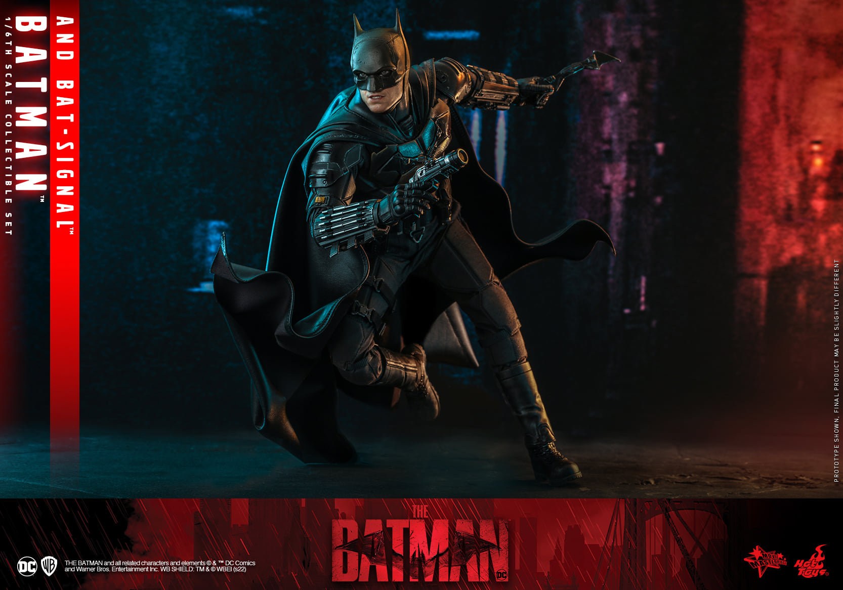 Hot Toys MMS641 1/6 The Batman - Batman and Bat-Signal