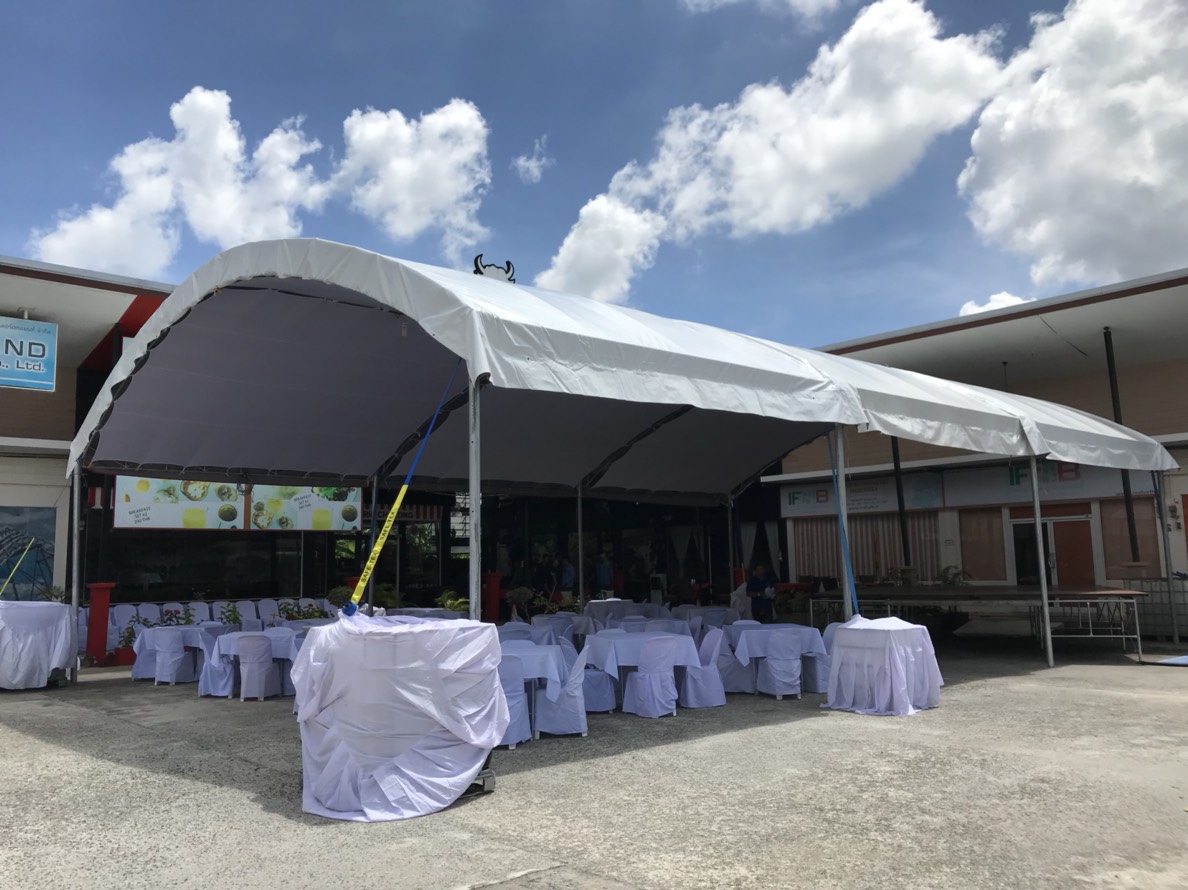 เต็นท์โดม 10 เมตร ความยาวเพิ่ม/ลดขนาดตามความต้องการ