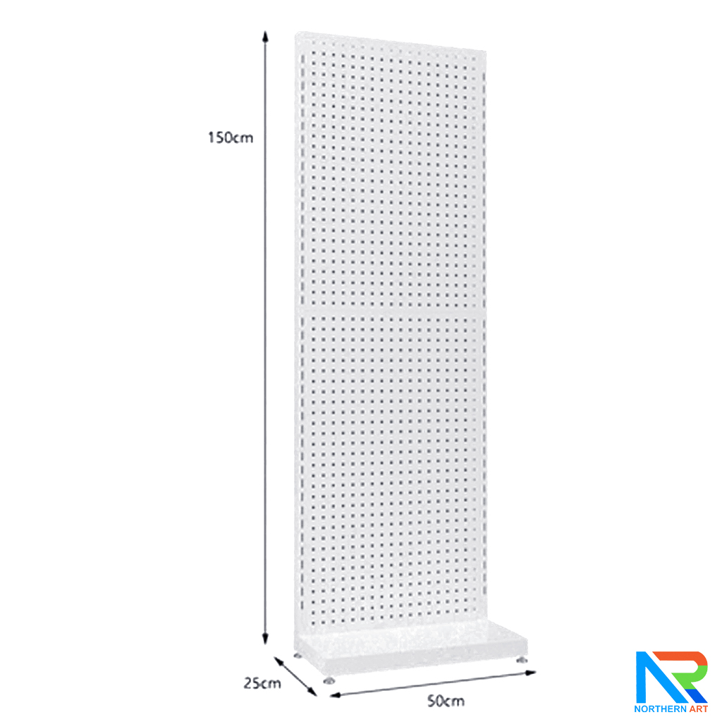 ชั้นวางสินค้าเหล็ก ขนาด(W)50 x (D)25 x(H)150 cm.มี 2 สี ขาวและดำ ปรับจำนวนชั้นและขอแขวนได้ตามความต้องการ ถอดประกอบได้