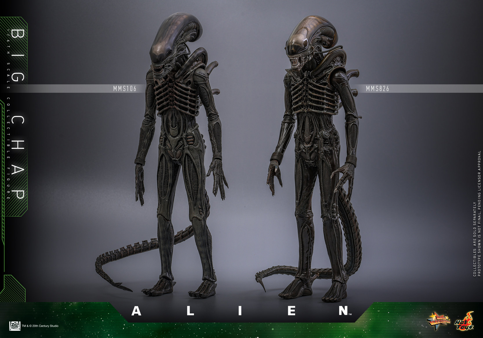 25/08/2568 Hot Toys MMS826 Alien - Big Chap