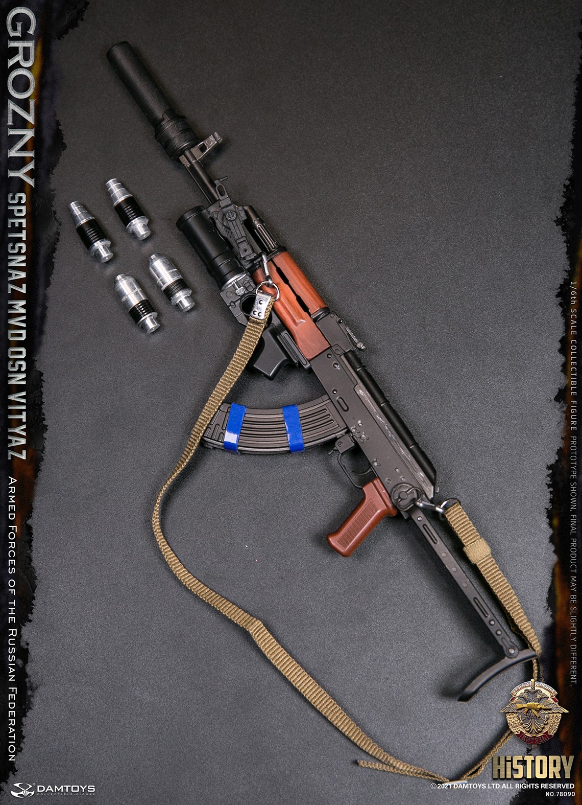 DAMTOYS 78090 1/6 SPETSNAZ MVD OSN VITYAZ - GROZNY