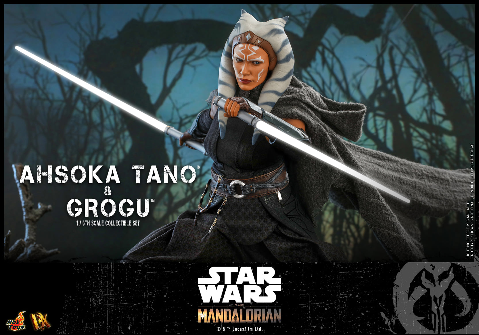 Hot Toys DX21 1/6 Star Wars™: The Mandalorian™ - Ahsoka Tano & Grogu™