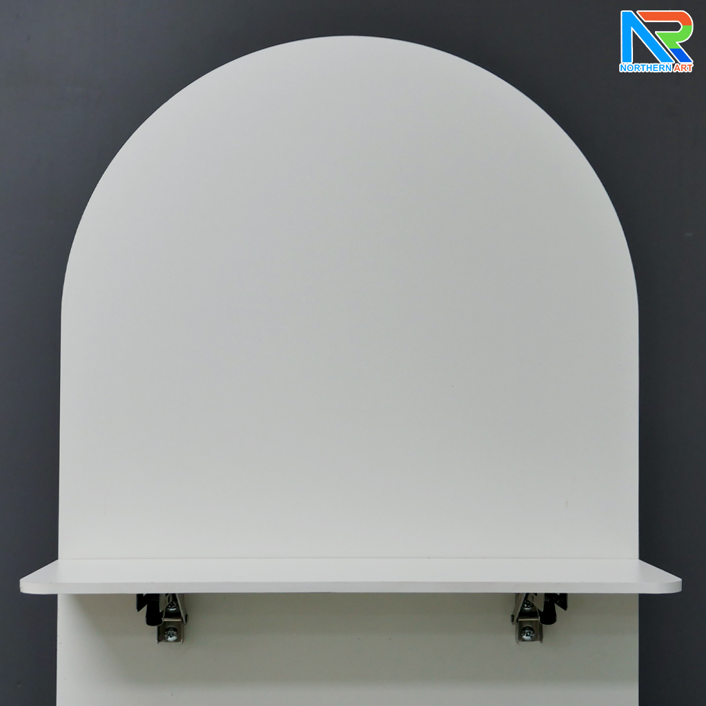 ชั้นวางสแตนดี้ไม้ MDF ปิดผิวเมลามีน แบบพับขั้นวางได้