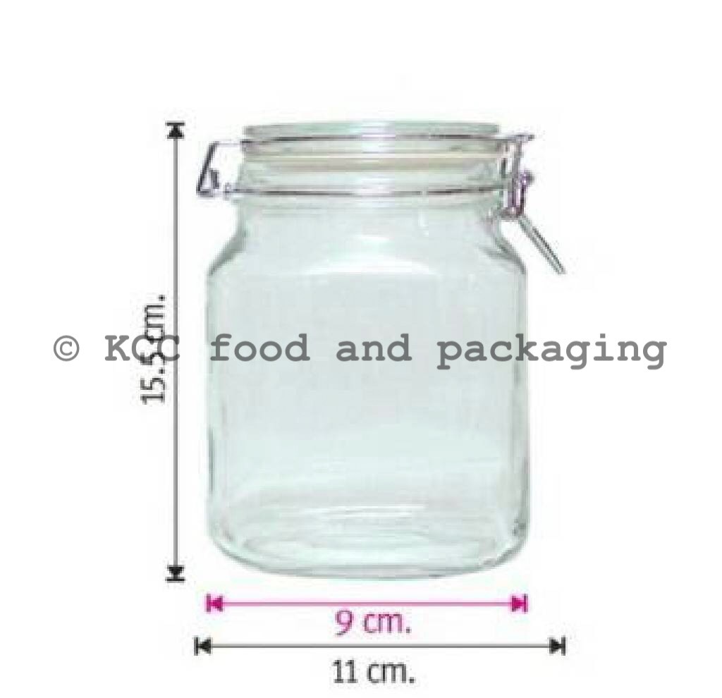 JAR-1 ขวดโหลแก้วสูญญากาศ (1000ml)