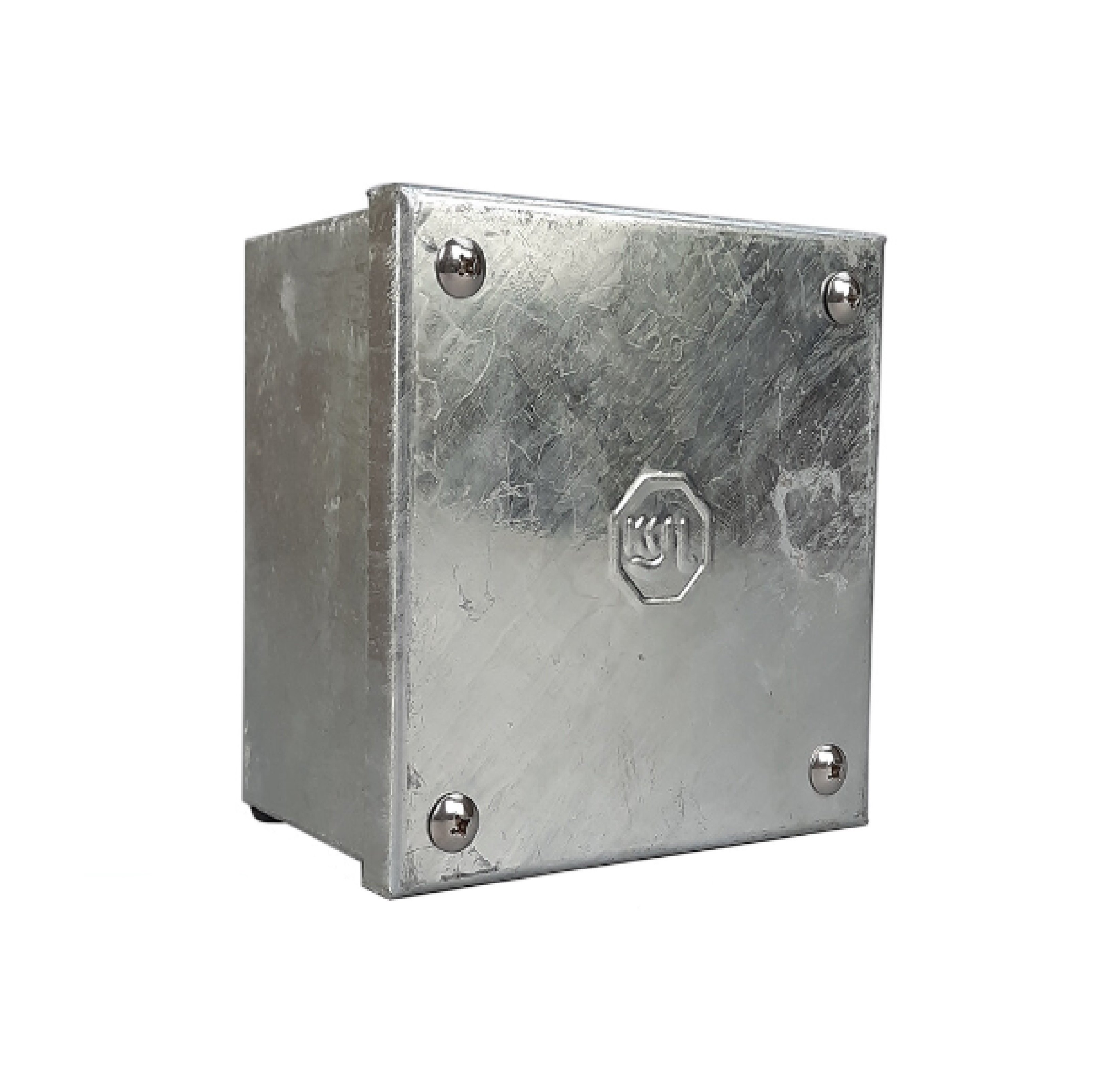 KJL PULL BOX (hot-dip galvanizing) พลูบ๊อกซ์ ชุบกัลวาไนซ์ KBGX006A ขนาด 20x20x20 cm เหล็กหนา 2 มิล