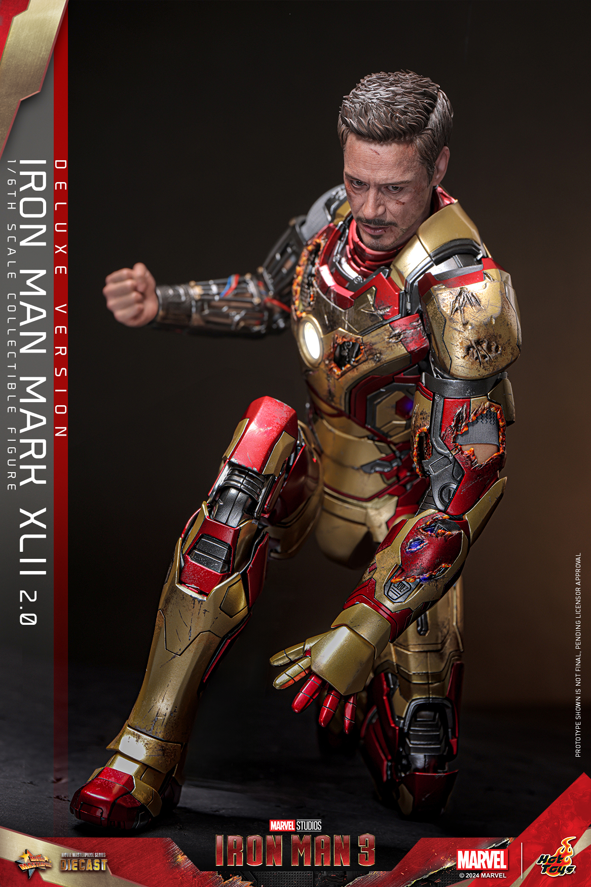 Hot Toys MMS759D66B Iron Man 3 - Iron Man Mark XLII (2.0) (Deluxe Version) (Special Edition)