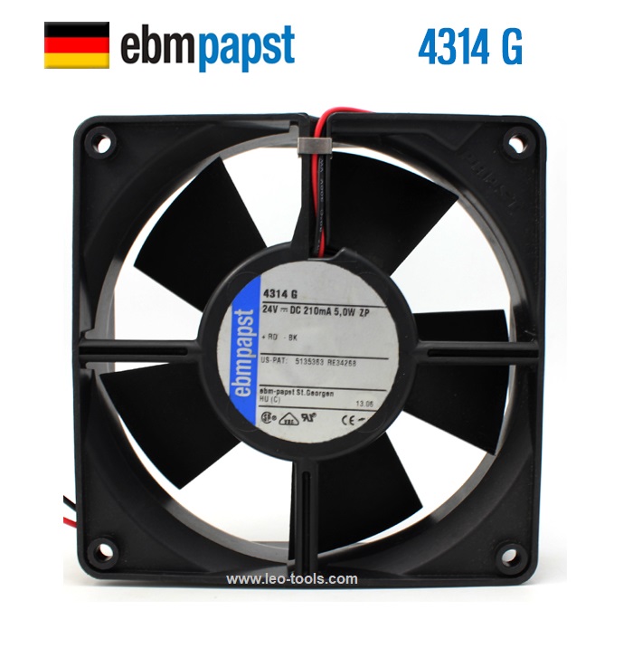 Ebm-papst fan 4314G 24V 0.21A พัดลมระบายความร้อน