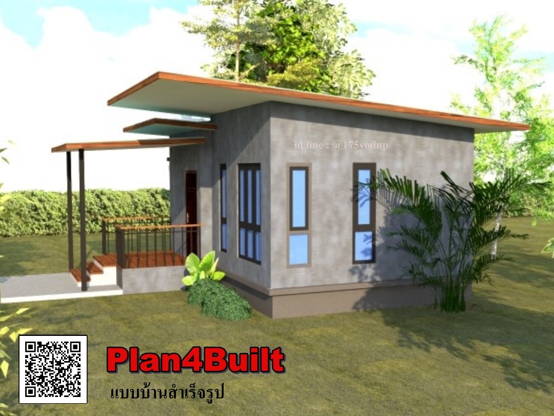 แบบบ้านชั้นเดียว แบบบ้านสวน N1-04
