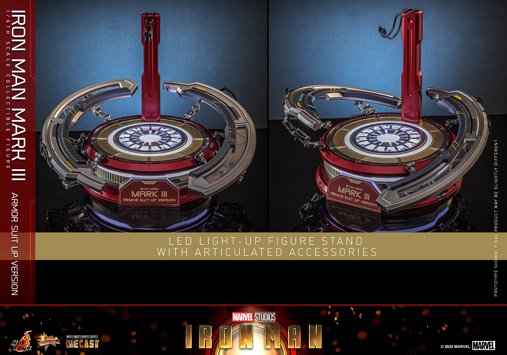 25/08/2568 Hot Toys MMS825D72 Iron Man - Iron Man Mark III (Armor Suit Up Version)