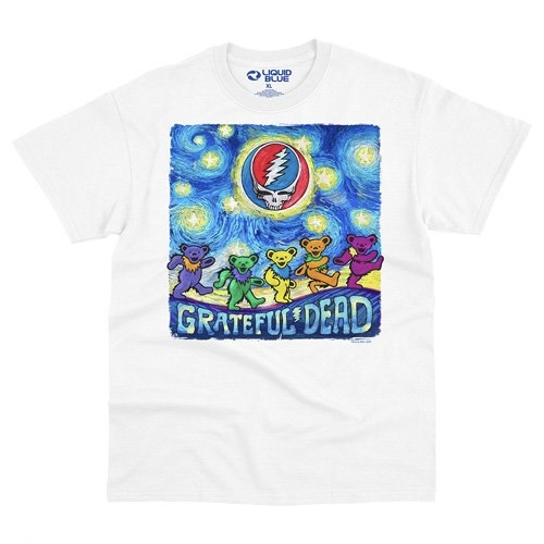 🇺🇸[PREORDER] เสื้อวง GRATEFUL DEAD T-SHIRT รวมลายสุดฮิต ลิขสิทธิ์แท้ LIQUID BLUE จาก USA