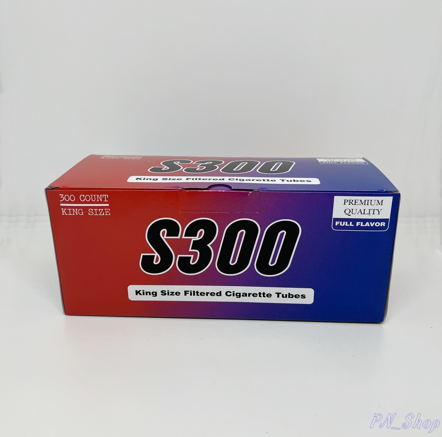 ก้นกรองเปล่าบุหรี่ มวนเปล่าบุหรี่ สูตรมวนร้อน S300 King Size FILTER จำนวน 300 มวน ราคาพิเศษ