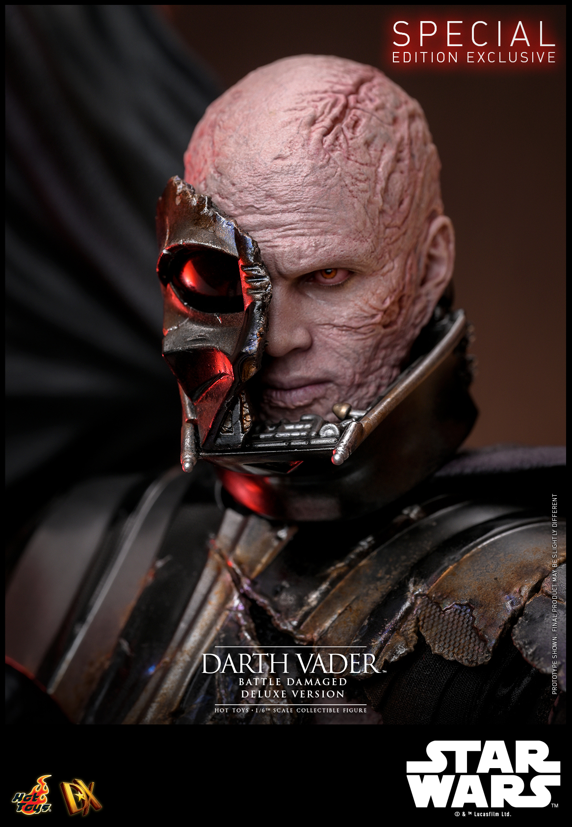 Hot Toys DX45B Star Wars - Darth Vader (Battle Damaged) (Deluxe Version) (Special Edition)