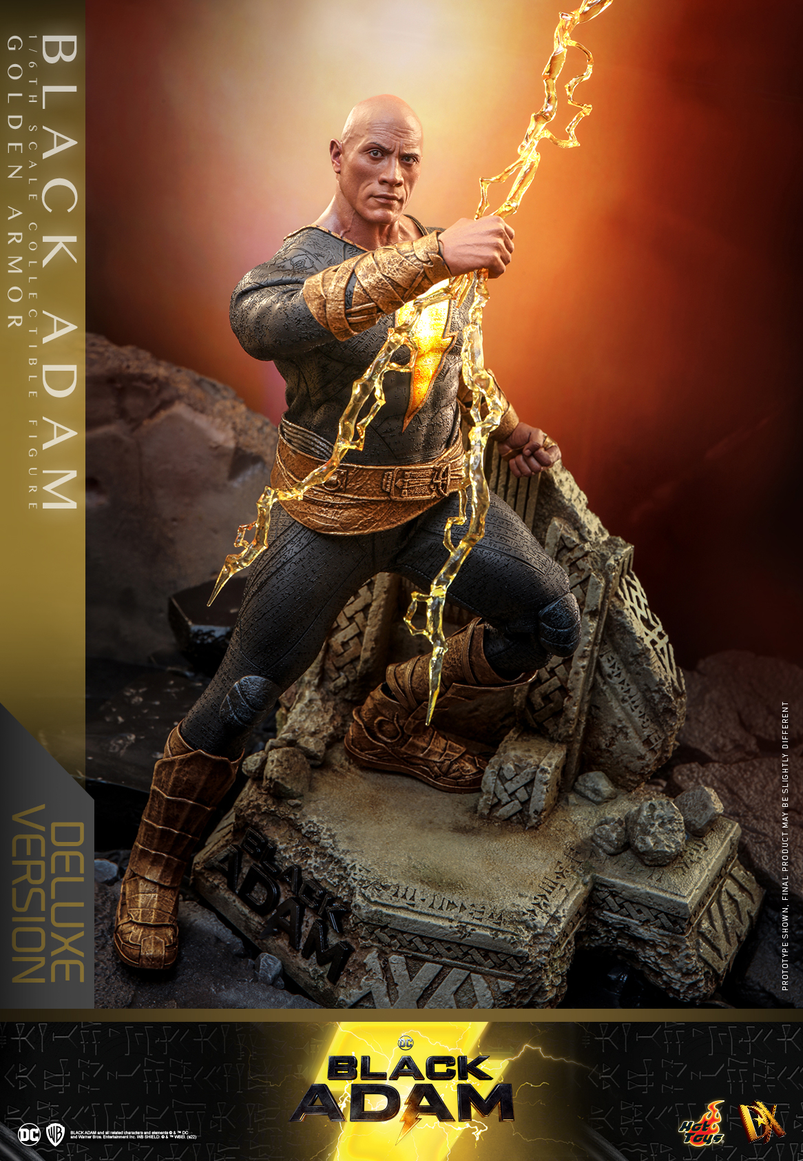 Hot Toys DX31 1/6 Black Adam - Black Adam [Golden Armor] (Deluxe Version)