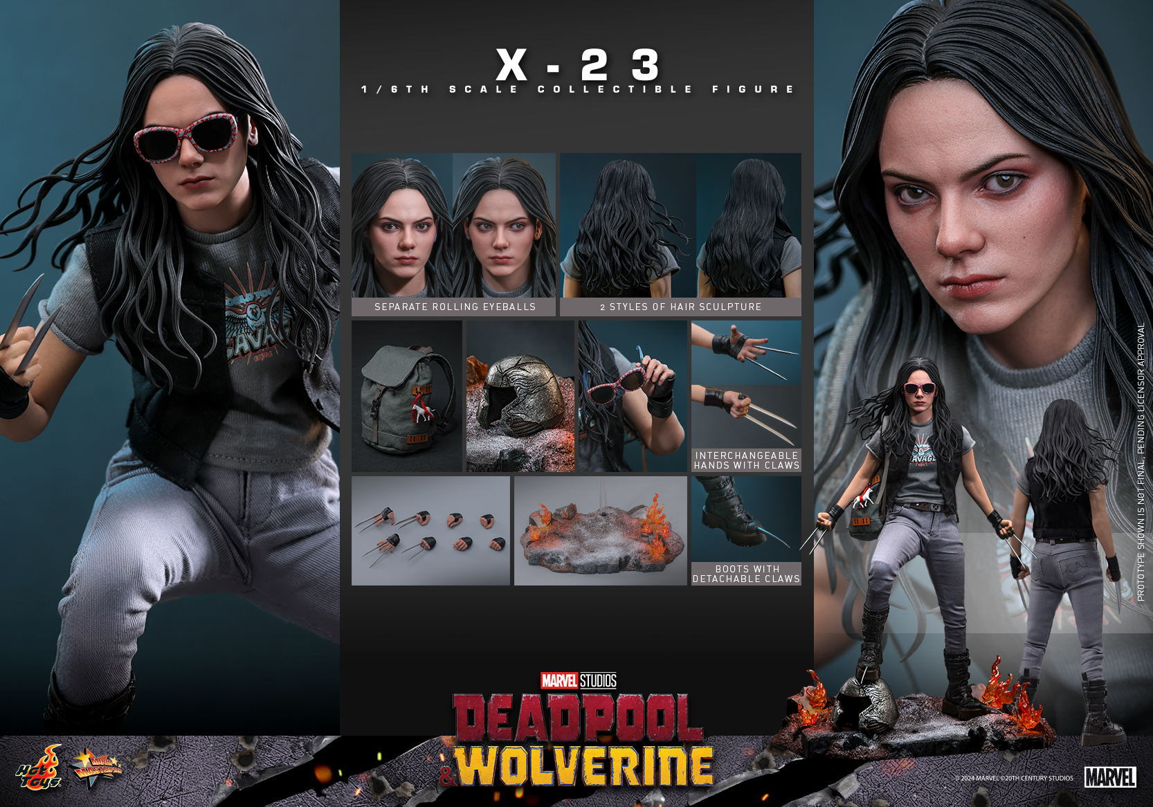 Hot Toys MMS781 Deadpool & Wolverine - X-23