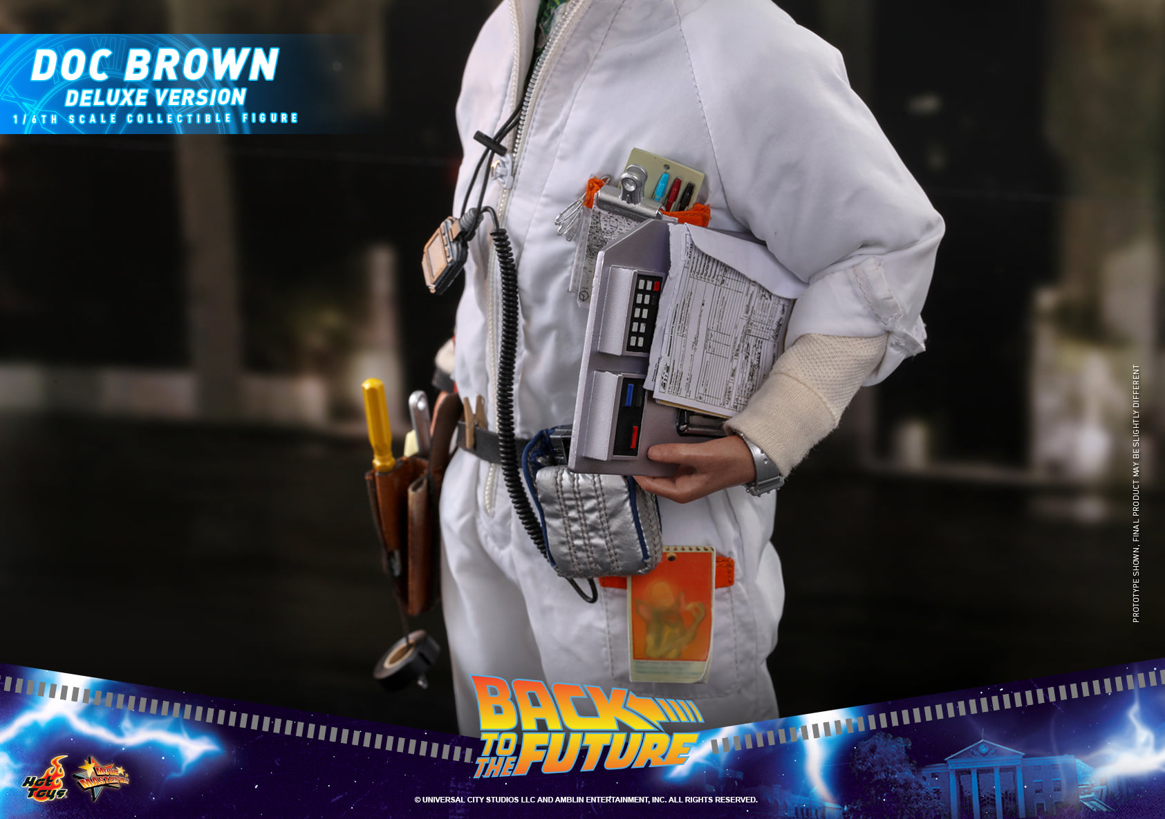 Hot Toys MMS610 1/6 Back to the Future - Doc Brown (Deluxe Version)