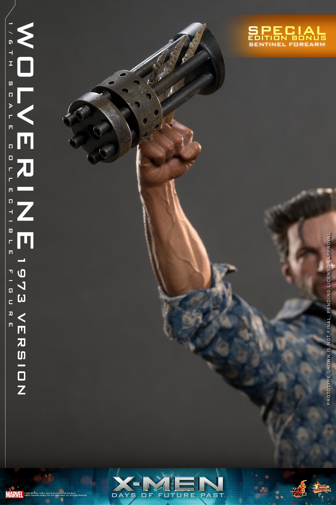Hot Toys MMS659B 1/6 X-Men: Days of Future Past - Wolverine 1973 Version [Special Edition Bonus]