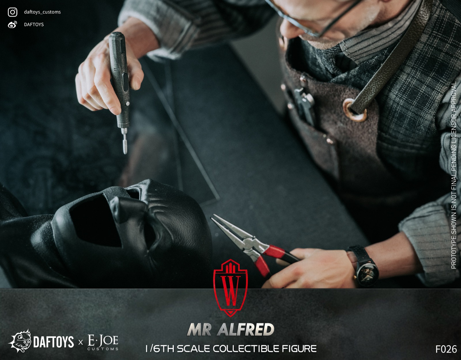 DAFTOYS x E.JOE CUSTOM F026 1/6 MR ALFRED