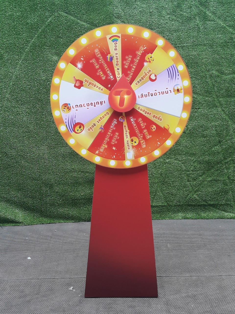 เกมส์วงล้อ รุ่นSTANDY ขนาดวงล้อ 80 ซม. สูง 158 ซม.ถอดประกอบและพับเก็บได้