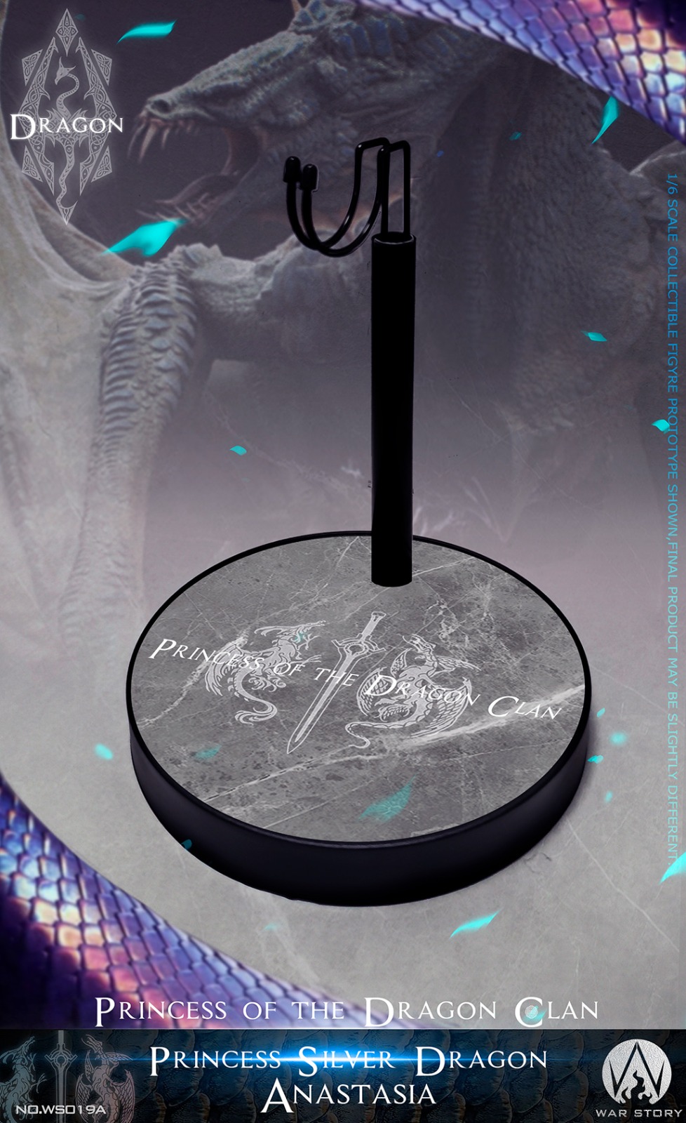 WAR STORY WS019A 1/6 Dragon Princess - Silver Dragon Anastasia