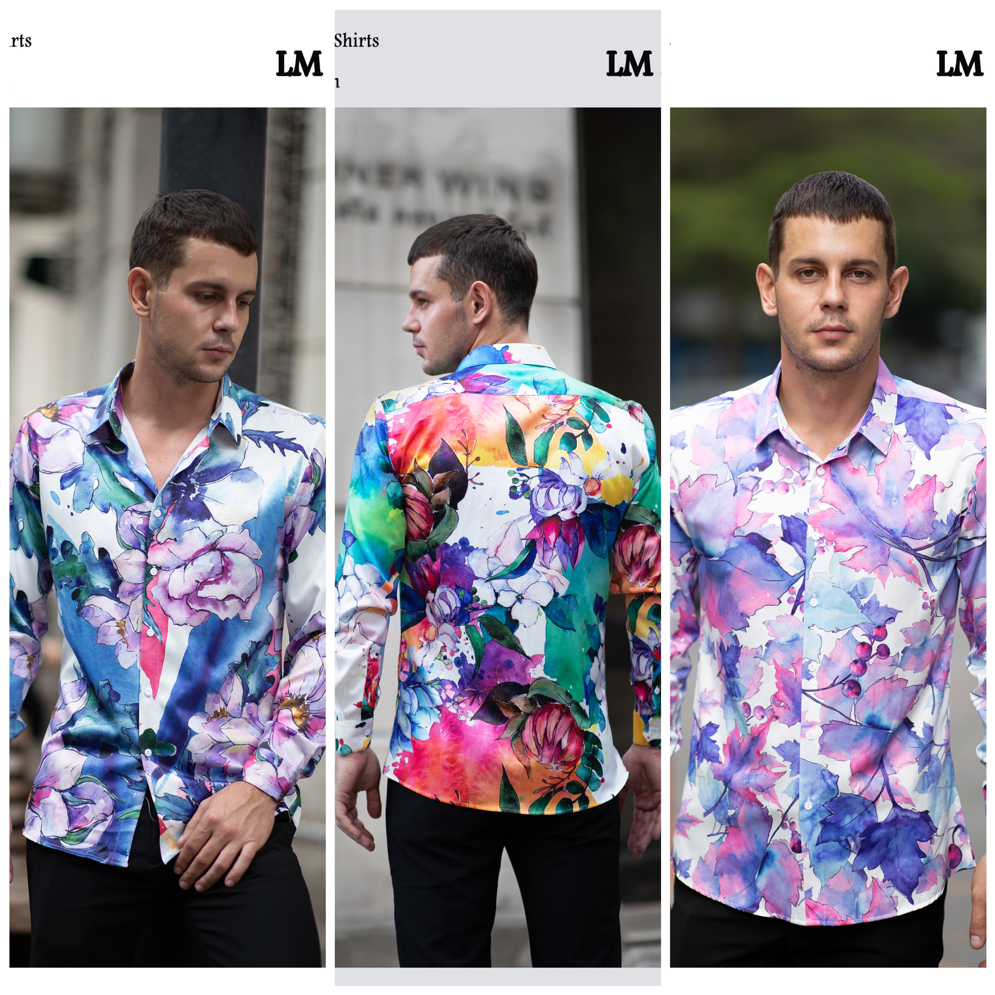 <Flower Collection 2021> เสื้อเชิ้ตลายแพทเทิร์น