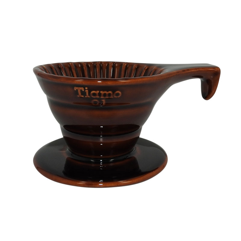 ถ้วยดริปเปอร์กรองกาแฟเซรามิก รูเดี่ยว 1-2 ถ้วย (V01) กระดาษกรองกาแฟ ช้อนตวงตักกาแฟ