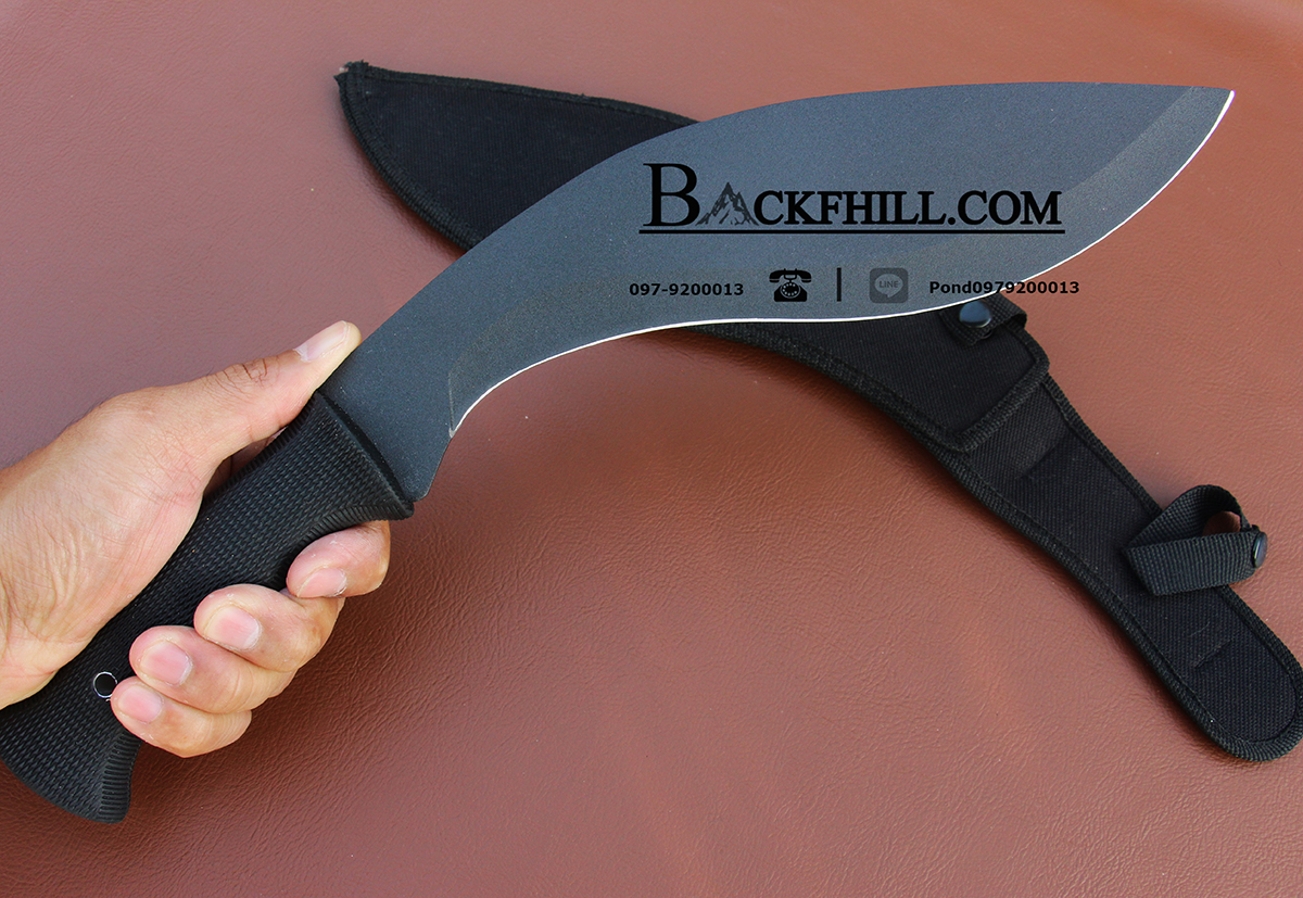 มีดกรูข่าใบตาย ใบดำด้าน ขนาด 11 นิ้ว