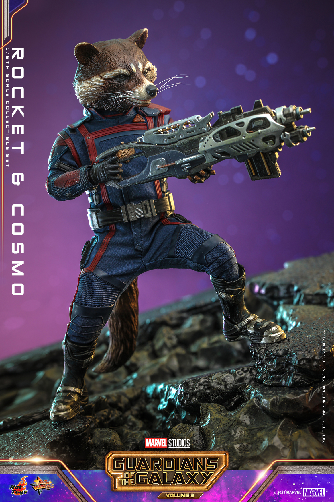 Hot Toys MMS708 1/6 Guardians of the Galaxy Vol. 3 - Rocket and Cosmo