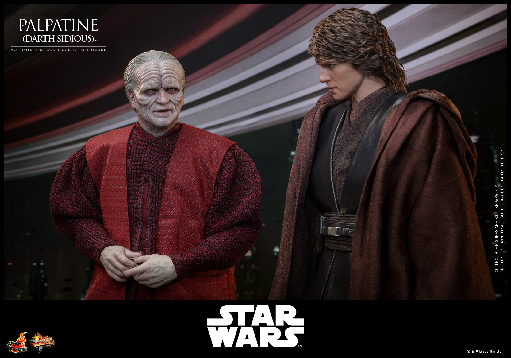 Hot Toys MMS805 Star Wars: Episode III – Revenge of the Sith - Palpatine (Darth Sidious)