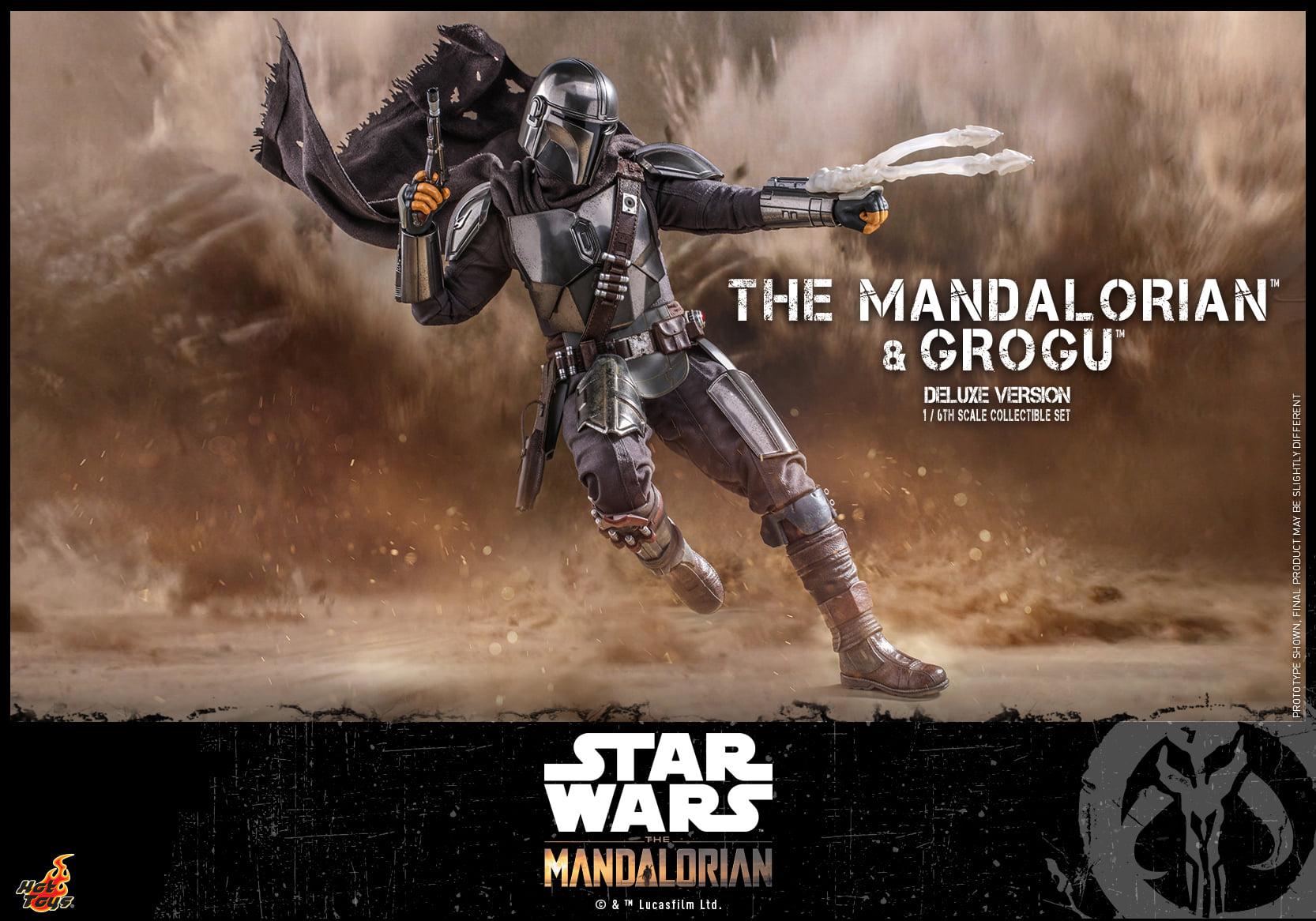 Hot Toys TMS052 1/6 Star Wars: The Mandalorian™ - The Mandalorian™ and Grogu™ (Deluxe Version)