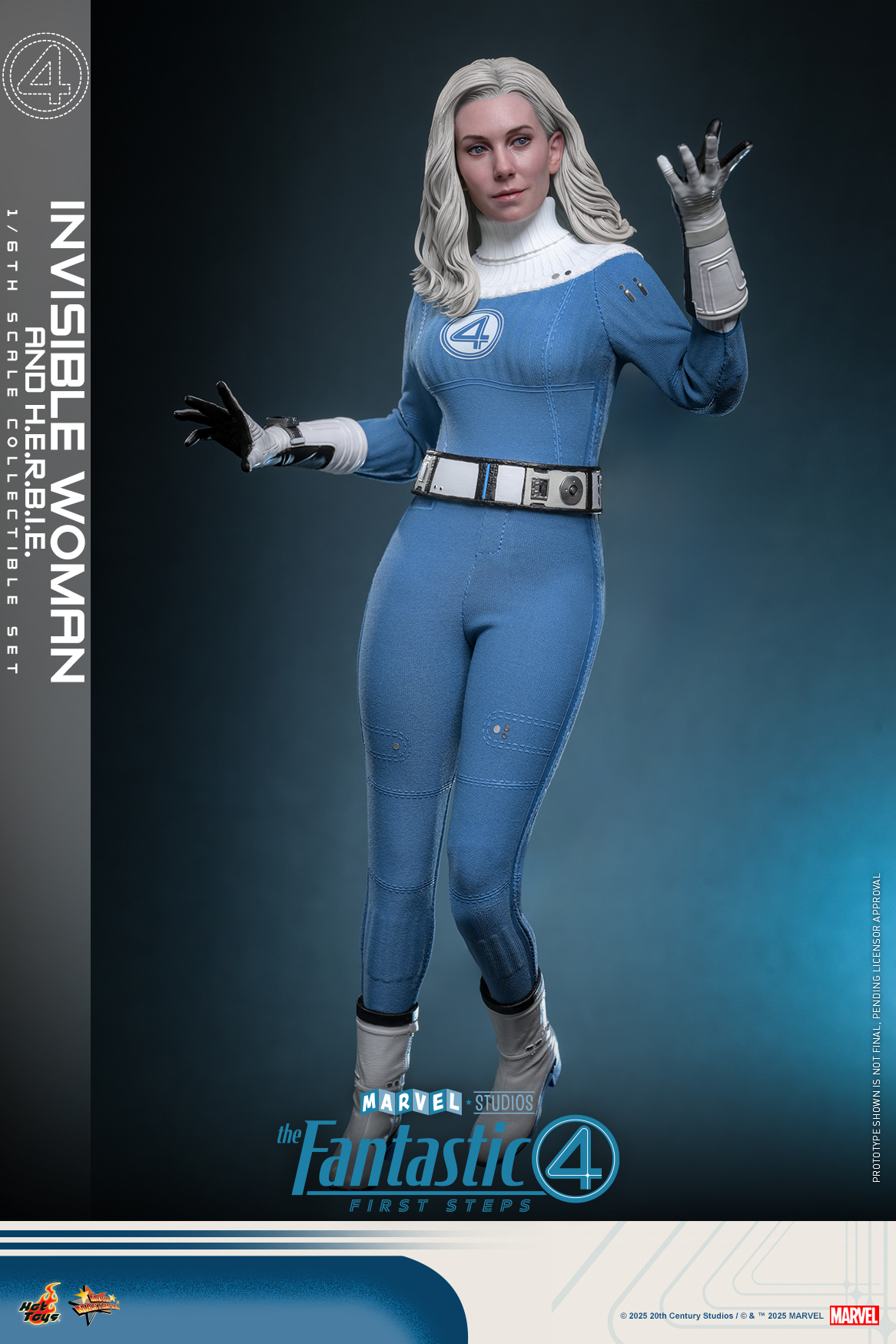 25/08/2568 Hot Toys MMS824 The Fantastic Four: First Steps - Invisible Woman and H.E.R.B.I.E.