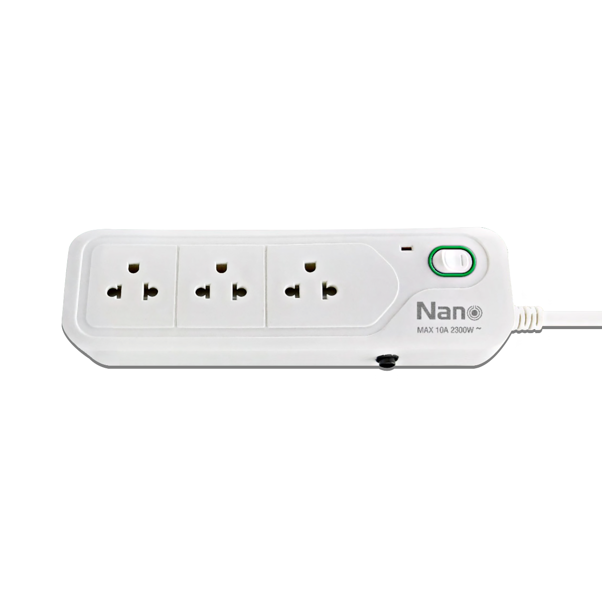 NANO ปลั๊กพ่วง 3 เต้ารับ + เมนสวิตช์ Nano One