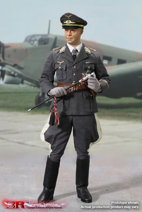 3R GM649 1/6 WWII German Luftwaffe Generalfeldmarschall - Albert Kesselring