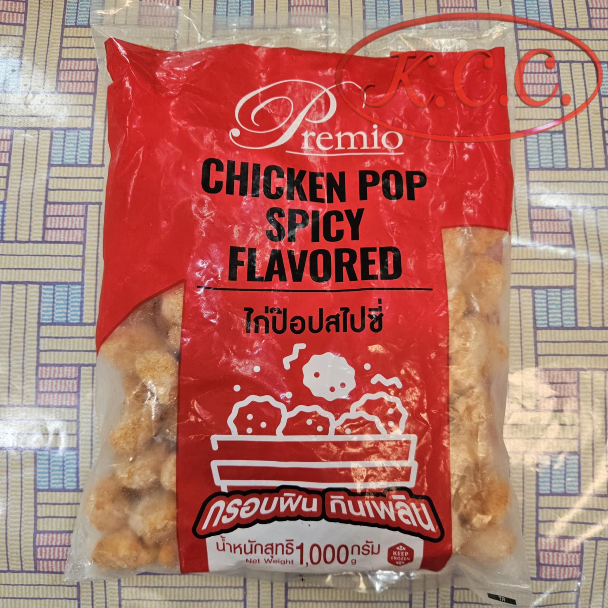 พรีมีโอ ไก่ป๊อปสไปซี่ (1กก.) Premio Spicy Pop Chicken